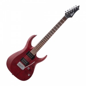 Cort X100-OPBC Electric Guitar Open Pore Black Cherry